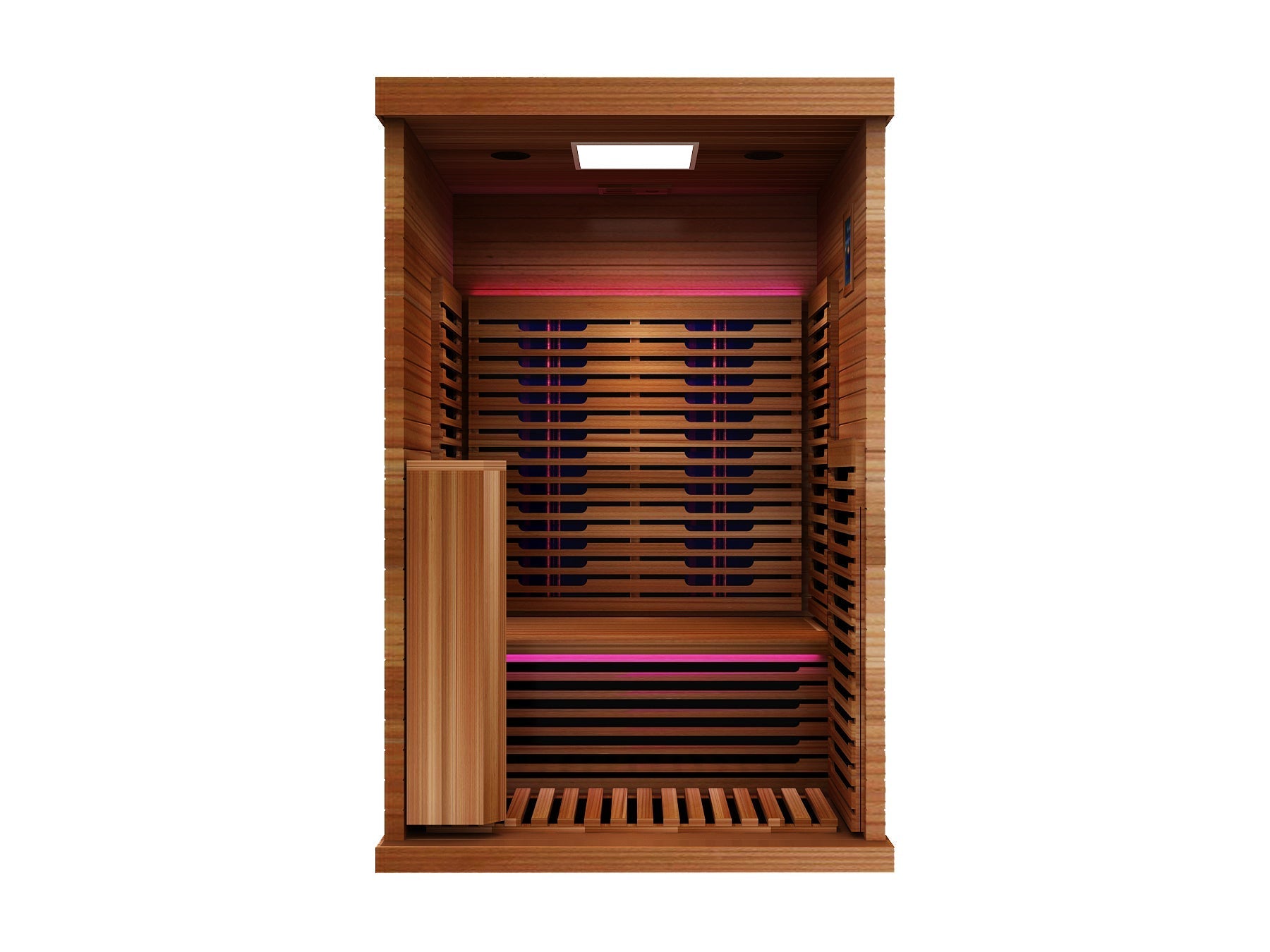 Peak Saunas Fuji 2-Person Full Spectrum Infrared Sauna with XL Medical-Grade Red Light Therapy & Smart WiFi App Control