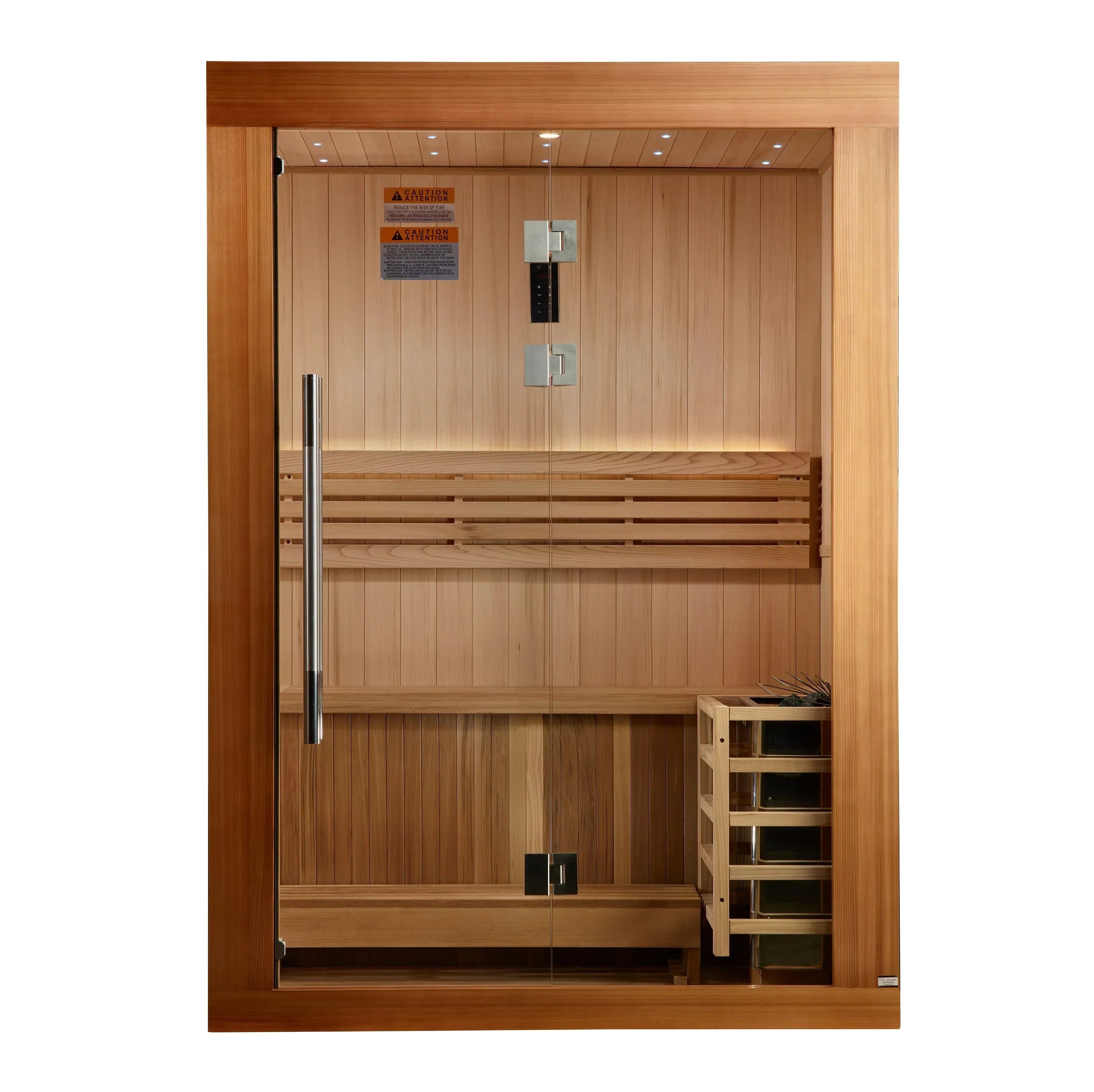 The Sundsvall 2 Person Luxury Indoor Traditional Sauna