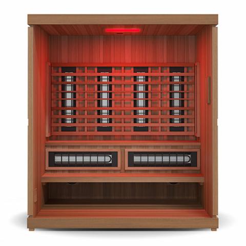 Trinity: 4 Person Indoor Hybrid Sauna