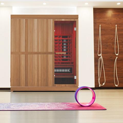 Trinity: 4 Person Indoor Hybrid Sauna