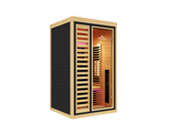 Peak Saunas Shasta 1-Person Indoor Near Zero EMF Full Spectrum Infrared Sauna with XL Medical-Grade Red Light Therapy & Smart WiFi App Control