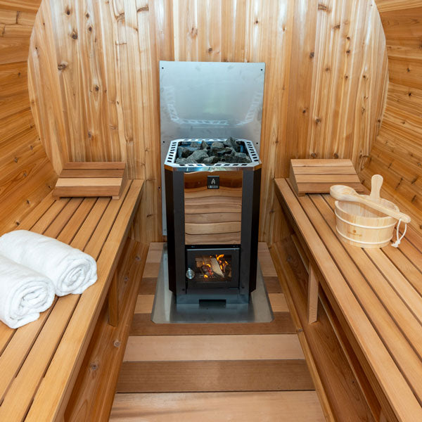 Karhu Wood Burning Sauna Heater with Rocks Karhu