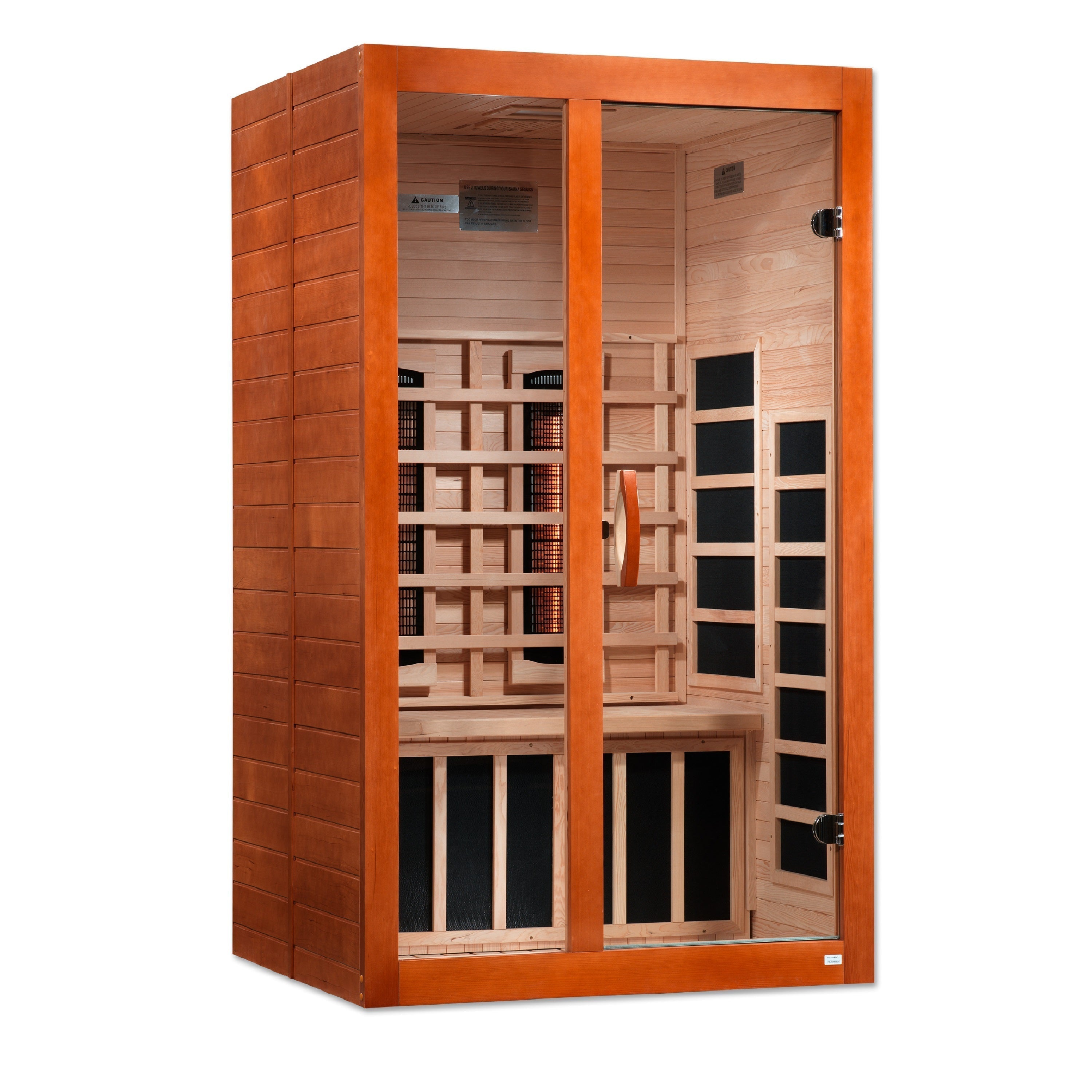 Dynamic Santiago Full Spectrum  Near Zero EMF (Under 2MG) FAR Infrared Sauna (2 Person) Dynamic Saunas