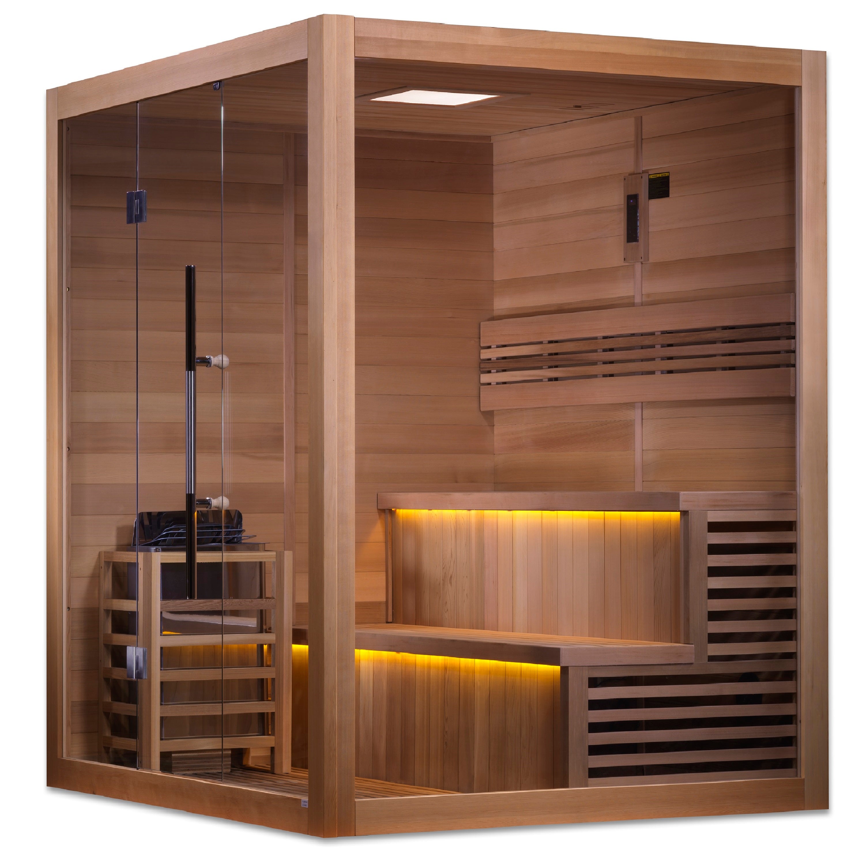 Golden Designs "Kuusamo Edition" Indoor Traditional Steam Sauna (6 Person) Golden Designs