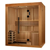 Majestic: 3 Person Luxury Indoor Traditional Sauna