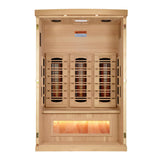 Knight: 2 Person Full Spectrum Near Zero EMF Indoor Infrared Sauna