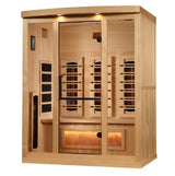 Diamond: 3 Person Near Zero EMF Indoor Full Spectrum Infrared Sauna