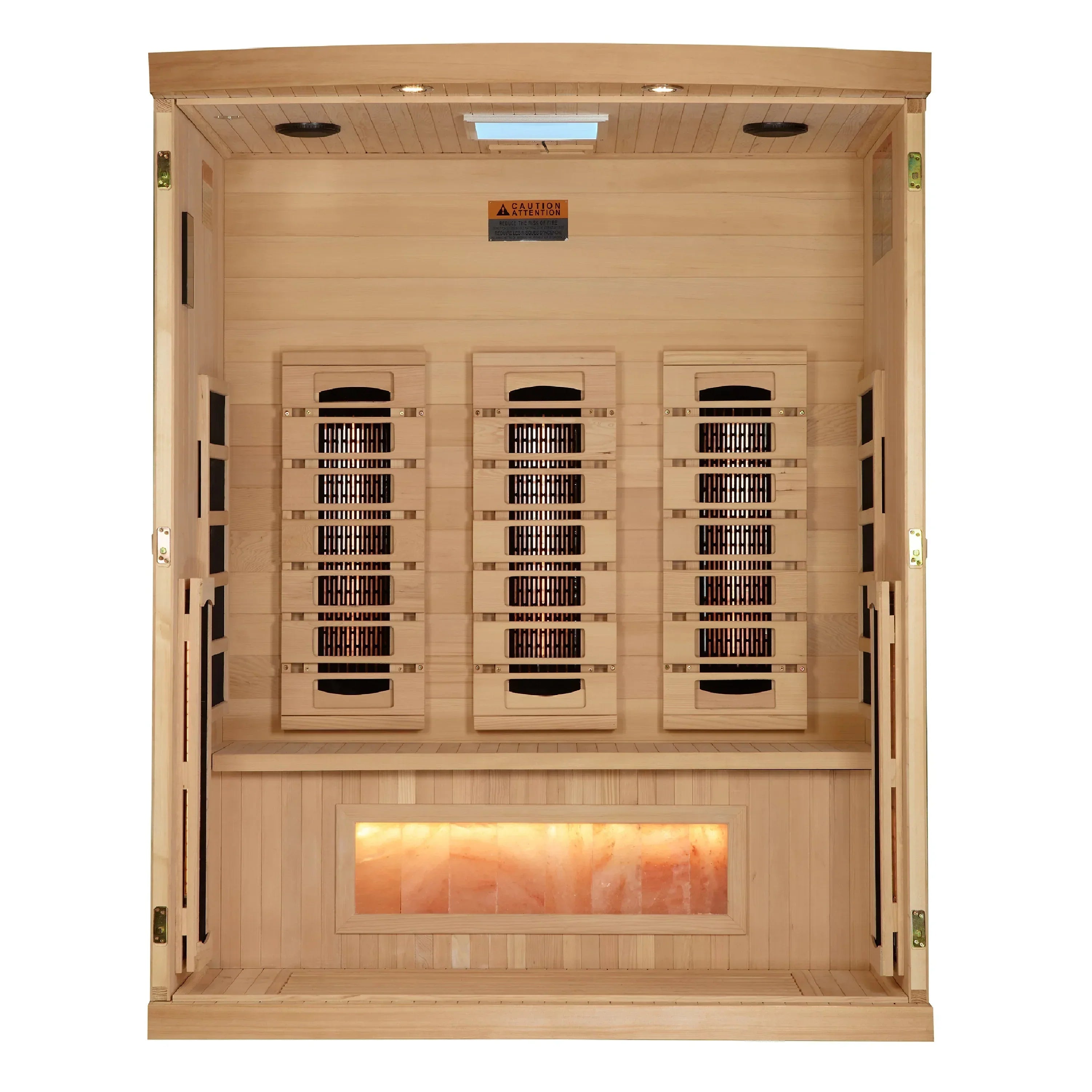 Diamond: 3 Person Near Zero EMF Indoor Full Spectrum Infrared Sauna