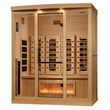 Prestige: 4 Person Near Zero EMF Indoor Full Spectrum Infrared Sauna