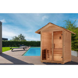 Golden Designs "Arlberg" Traditional Outdoor Steam Sauna (3 Person) Golden Designs