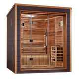 Golden Designs Drammen Outdoor Traditional Steam Sauna (3 Person) Golden Designs