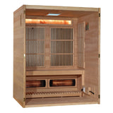 Golden: 3 Person Luxury Indoor Hybrid Sauna