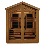 Sentinel: 3 Person Luxury Outdoor Hybrid Sauna