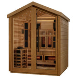 Sentinel: 3 Person Luxury Outdoor Hybrid Sauna