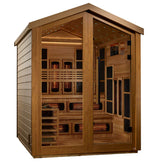 Valor: 6 Person Luxury Outdoor Hybrid Sauna