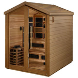 Valor: 6 Person Luxury Outdoor Hybrid Sauna