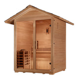 Golden Designs "Arlberg" Traditional Outdoor Steam Sauna (3 Person) Golden Designs