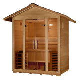 Pure: 5 Person Luxury Outdoor Traditional Sauna Cabin