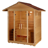 Pure: 5 Person Luxury Outdoor Traditional Sauna Cabin