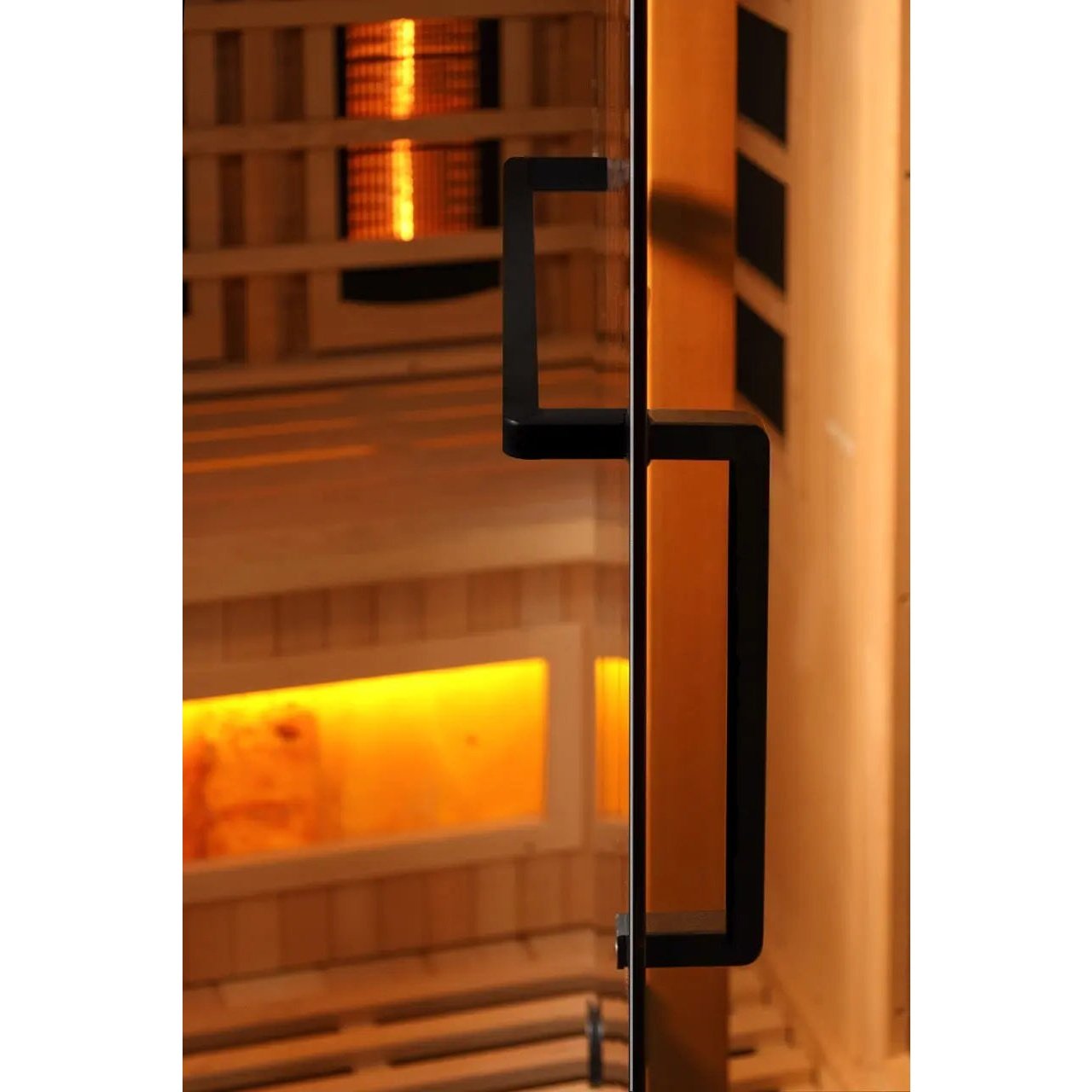 Golden Designs "Hotel Edition" Full Spectrum PureTech Near Zero EMF FAR Infrared Sauna (2 Person) Golden Designs