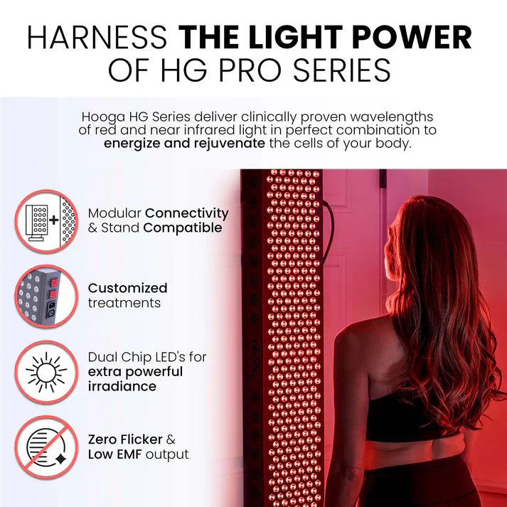 Hooga PRO750 Red Light Therapy Panel Hooga