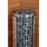 Harvia Cilindro Half Series Electric Heater w/ Built-In Controller and Stones