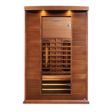 Eden: 2 Person Cedar Near Zero EMF Indoor Full Spectrum Infrared Sauna