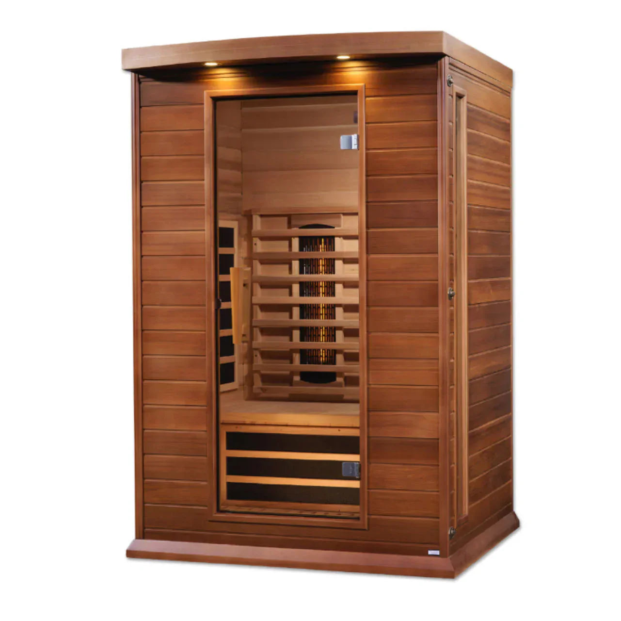 Eden: 2 Person Cedar Near Zero EMF Indoor Full Spectrum Infrared Sauna