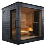 SaunaLife 5-Person Pre-Assembled Outdoor Sauna | Model G6 Sauna Life