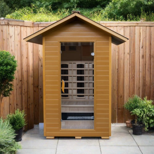 Regal: 2 Person Outdoor FAR/MID Infrared Sauna