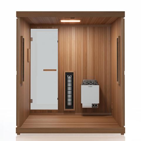 Fortress: 4 Person Indoor Hybrid Sauna